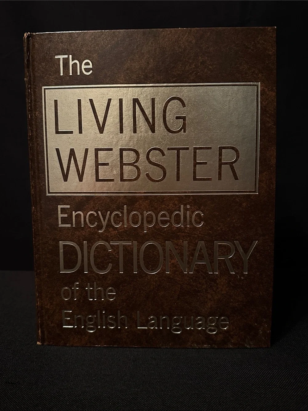 VTG 1977 The Living Webster Encyclopedic Dictionary EUC